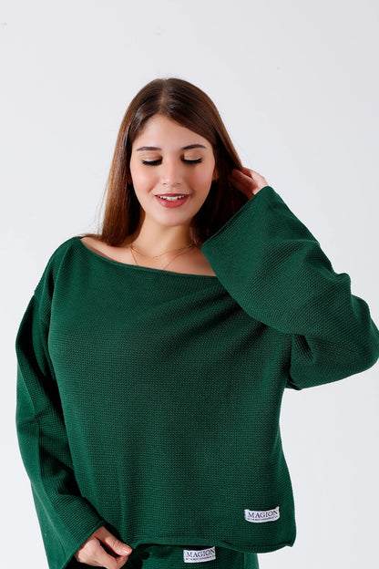 Olive cozy sweater