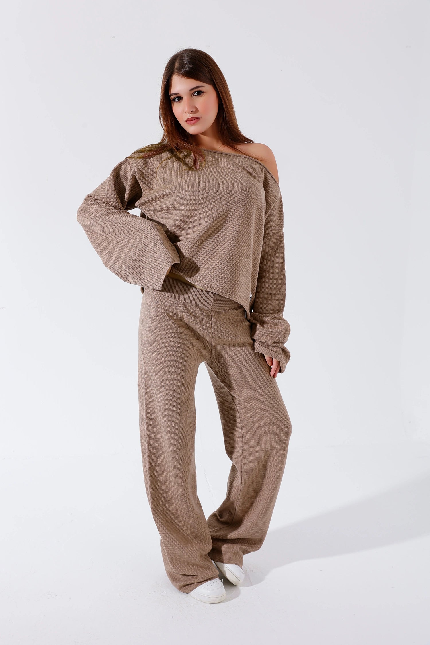 Coffe knitted set