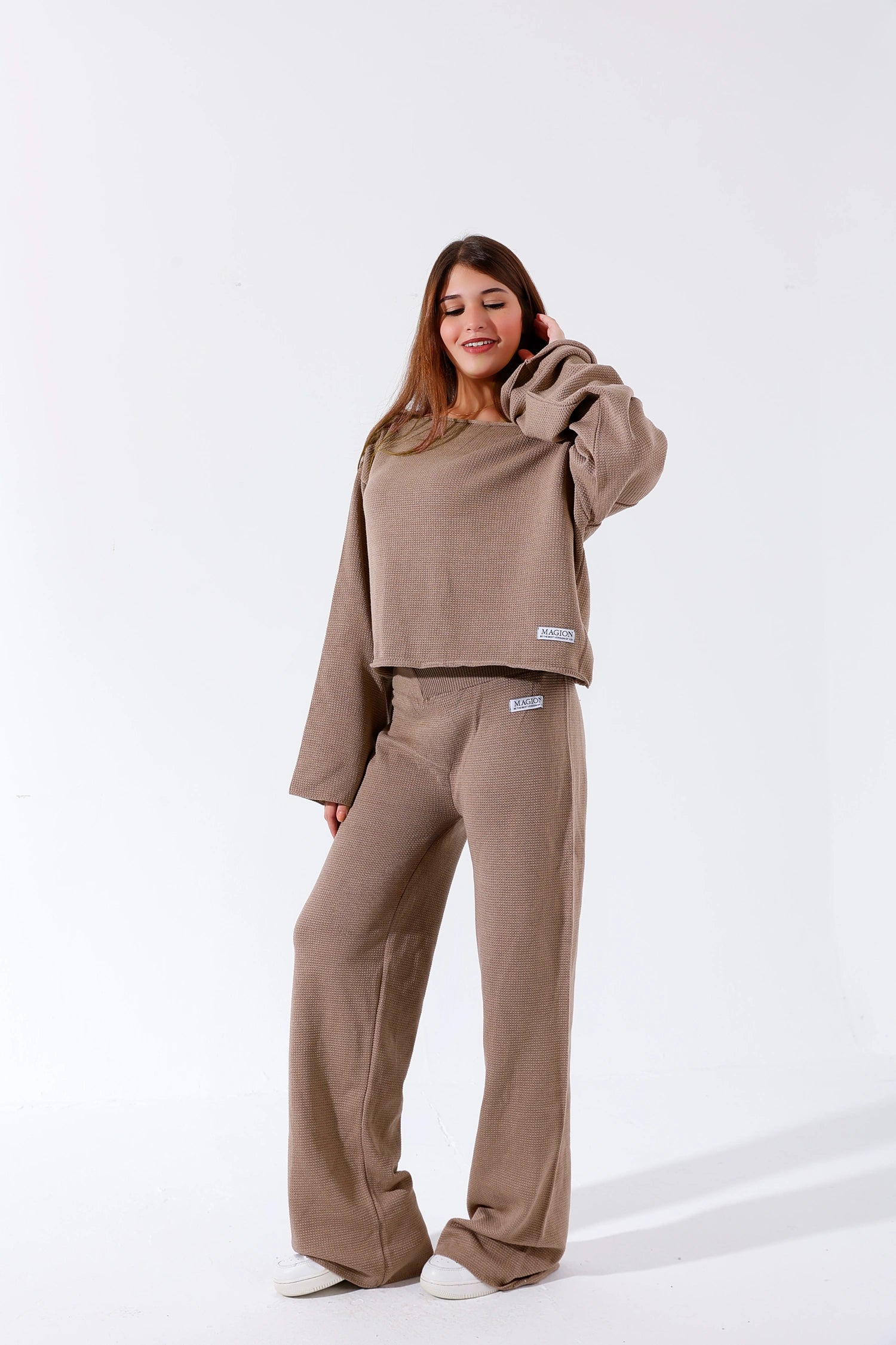Coffe knitted set