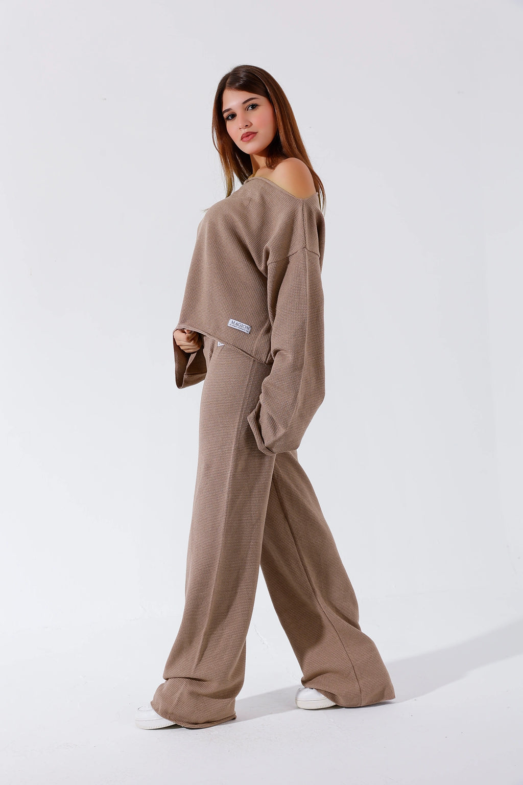 Coffe knitted set