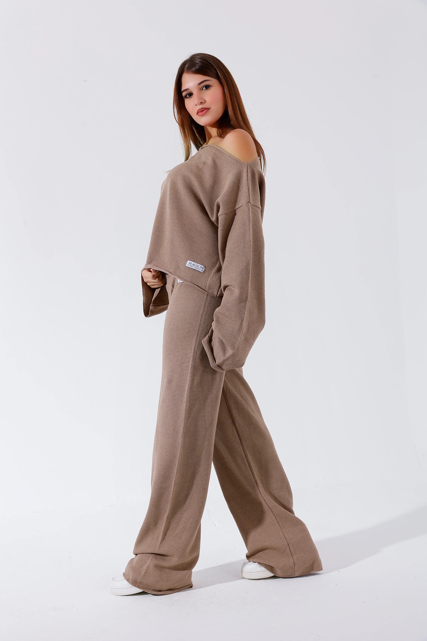 Coffe knitted set