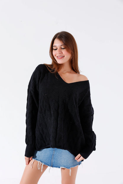 Black v off shoulder