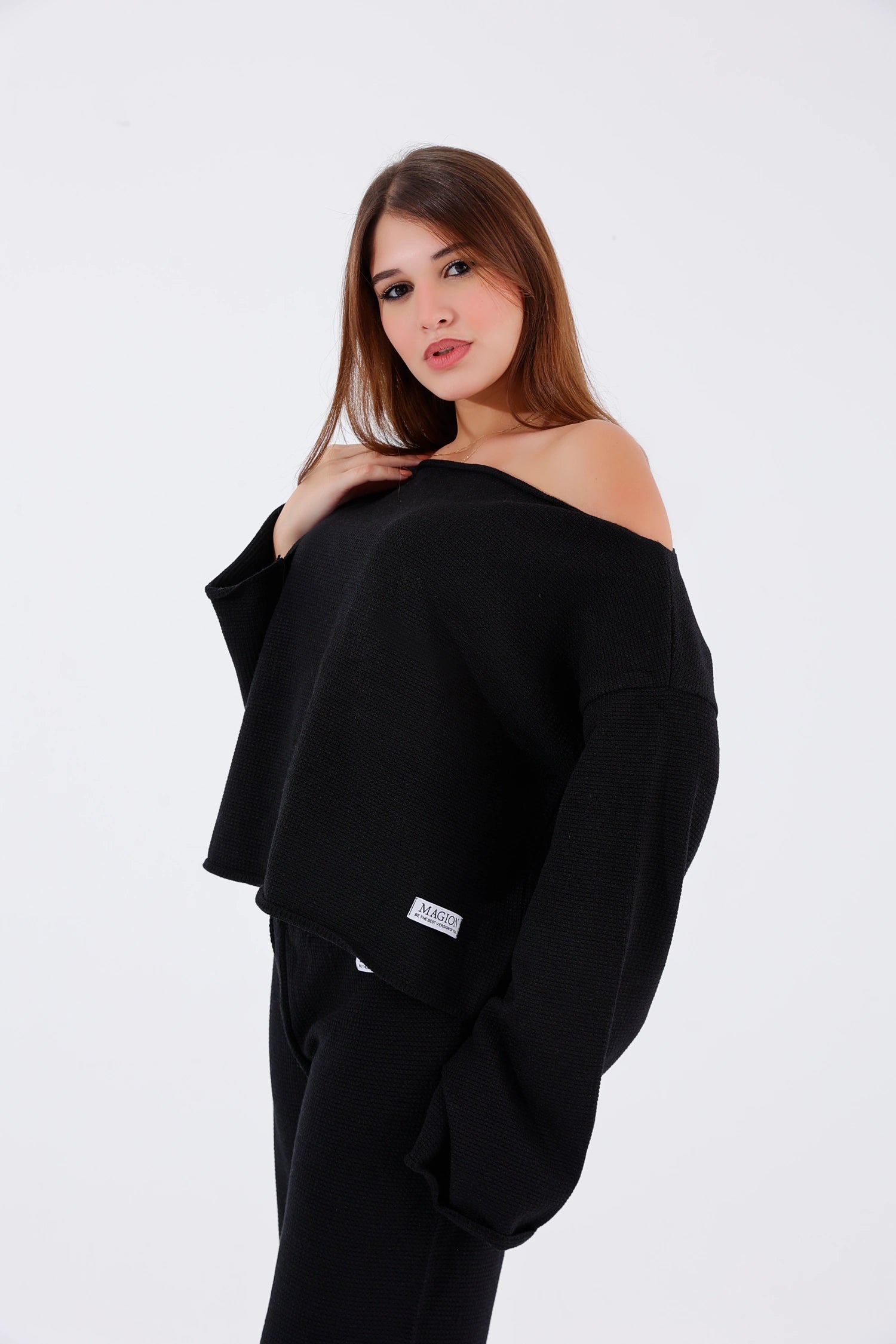 Black cozy sweater
