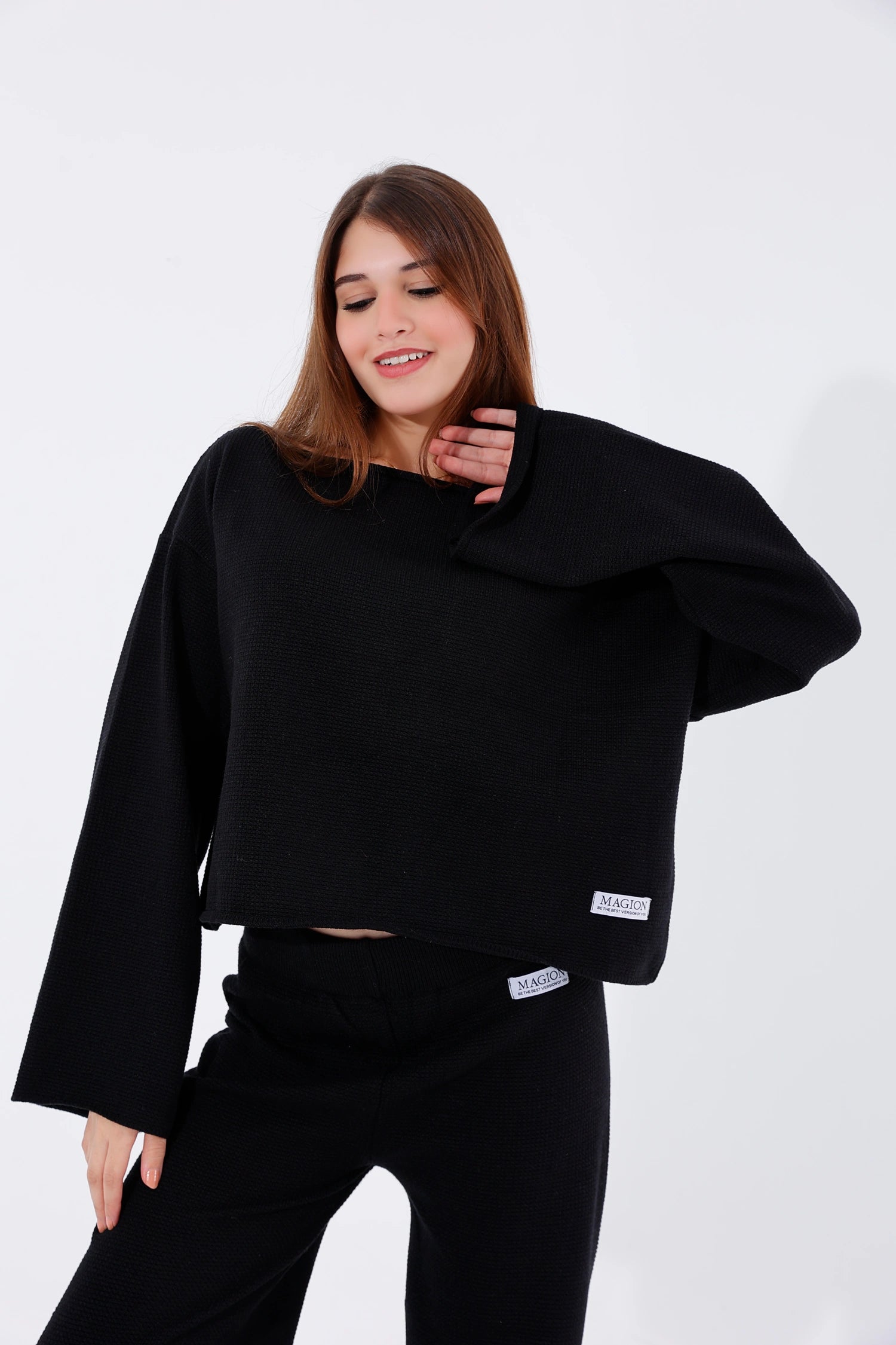 Black cozy sweater