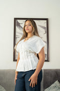 BUTTERFLY FLOURAL BLOUSE