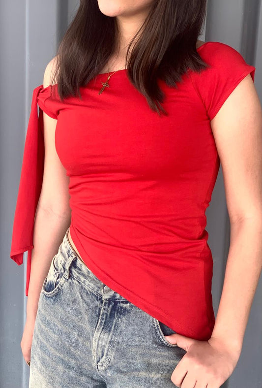 Red Tie Top