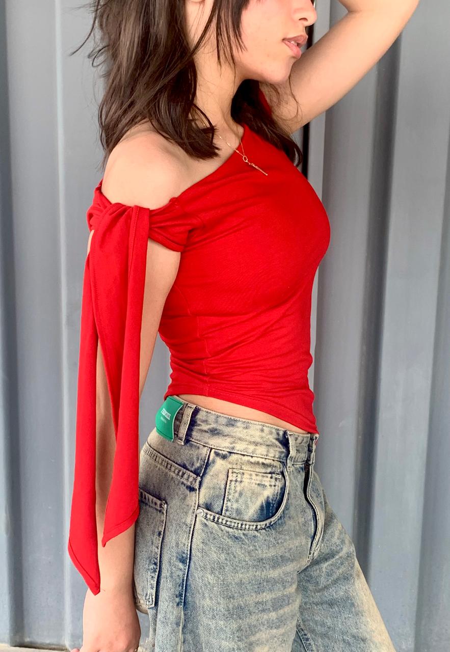 Red Tie Top