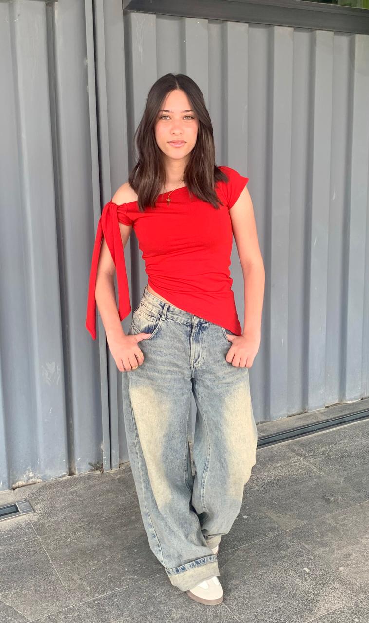 Red Tie Top